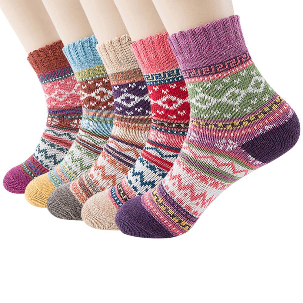 5 Đôi Tất Chân Giữ Ấm Mềm Mại