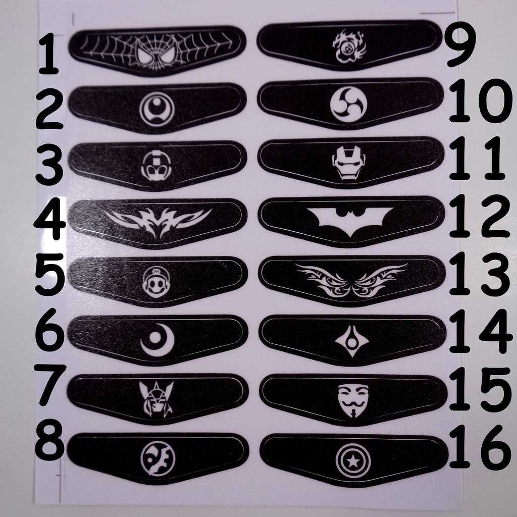 Sticker dán đèn LED tay cầm PS4 và PS4 Pro Slim List Số 4