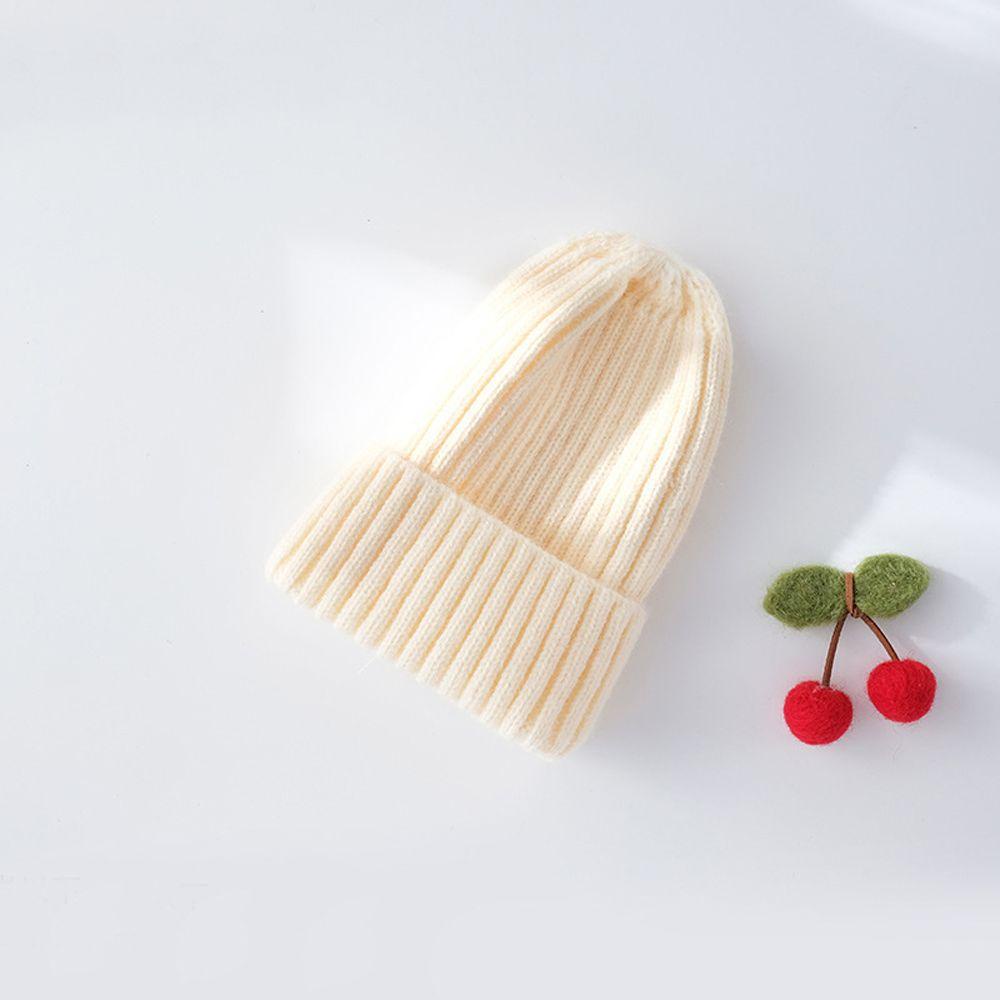 Mũ Dệt Kim Màu Sắc Trơn Giữ Ấm Mùa Thu Đông Dành Cho Trẻ Em