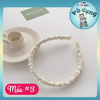Băng đô cài tóc satin phong cách vintage