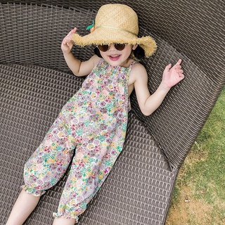 Jumpsuit 2 dây xinh xắn cho bé gái chất thô hạt cao cấp SUNFLOWER size 9-25kg