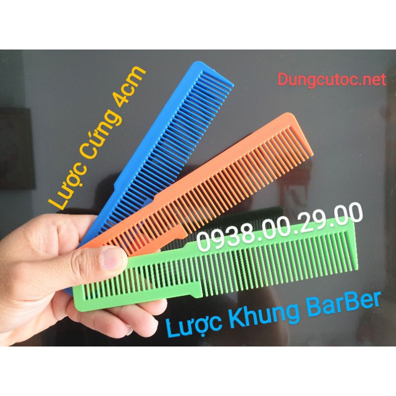 Lược Cắt Tóc Nam, Lược Cắt Tóc Barber Shop Bản 4cm Thân Lược Dày.(Ảnh thật)