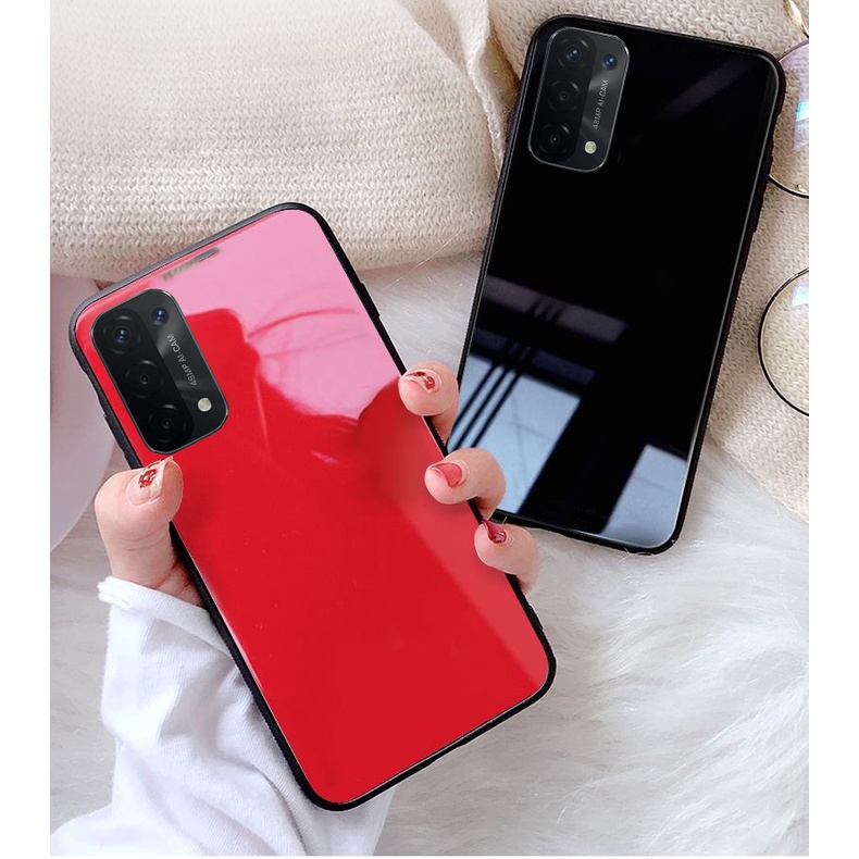 Ốp Lưng OPPO A74, A74 5G,A95, A54 5G Mặt kính gương sáng bóng cao cấp