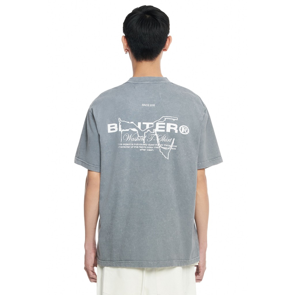Áo thun nam ngắn tay Beuter "The Objects" Grey Washed T-Shirt | BigBuy360 - bigbuy360.vn