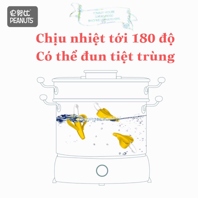 Chuối gặm nưới hãng Peanuts