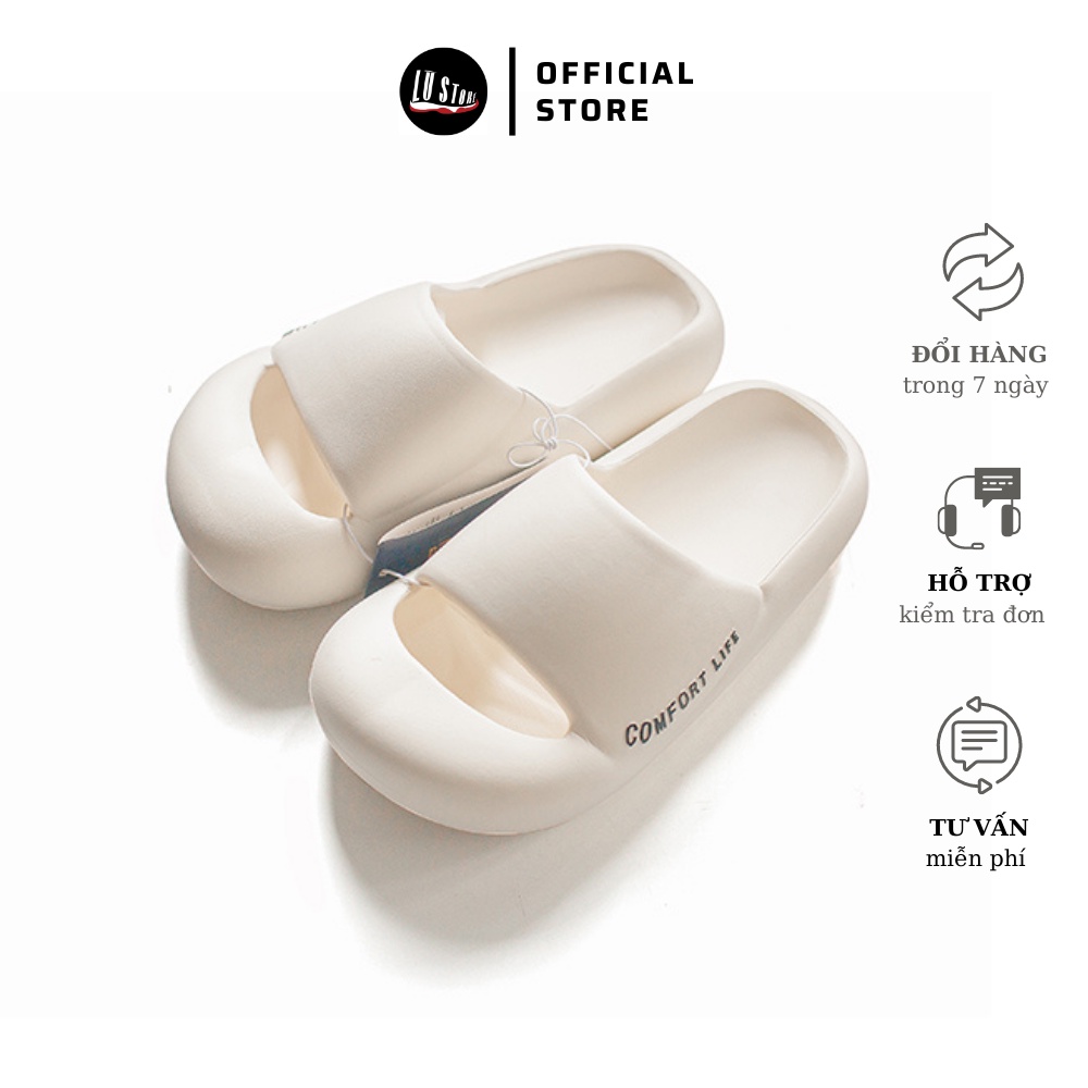 Dép bánh mì, dép nữ quai ngang bít mũi comfort life êm nhẹ chất liệu EVA  - BM04