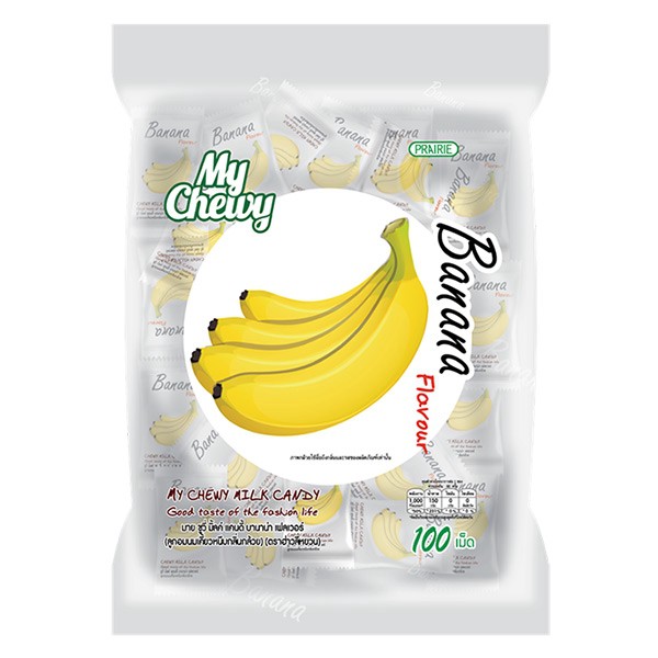 🔥HOT🔥 kẹo sữa dẻo My Chewy chuẩn Thái Lan nhân mứt trái cây đủ vị - gói to 360gram 100 cái