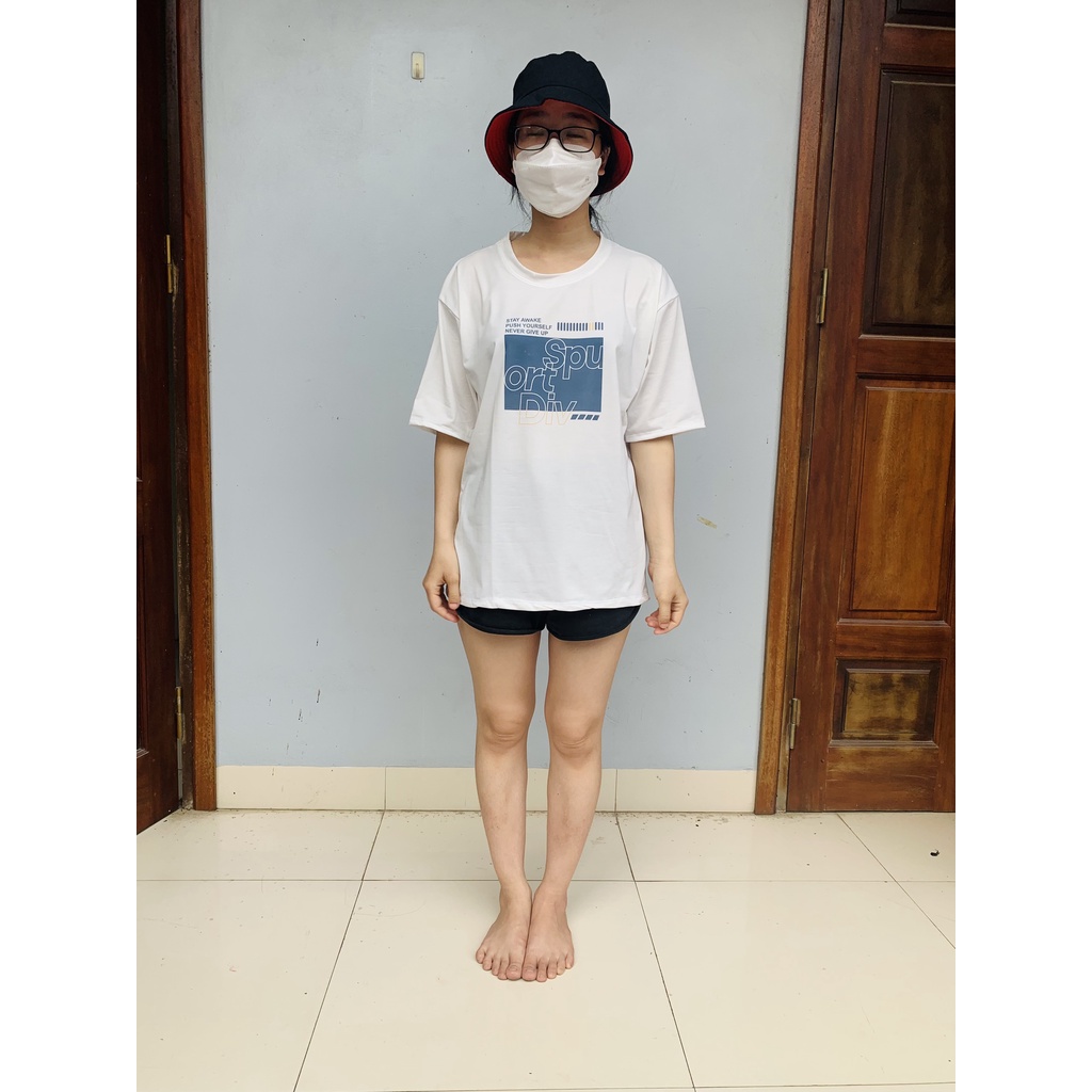 Áo thun phông nam nữ tay lỡ unisex form rộng ATL 212