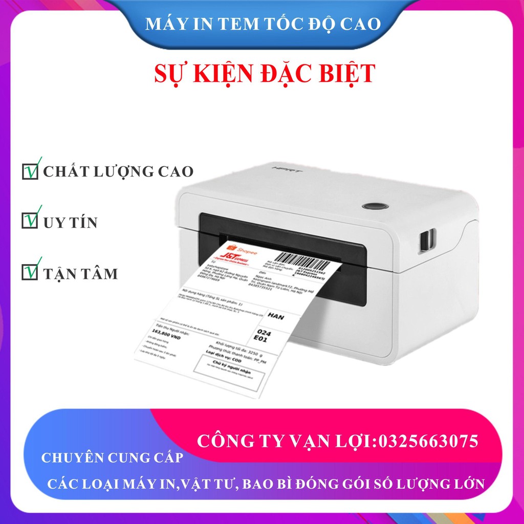 (#HÀNG CHÍNH HÃNG)Máy In Nhiệt, Máy In Đơn Hàng, Máy In NHÃN SẢN PHẨM HPRT N41