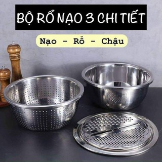 SET THAU RỔ INOX 304