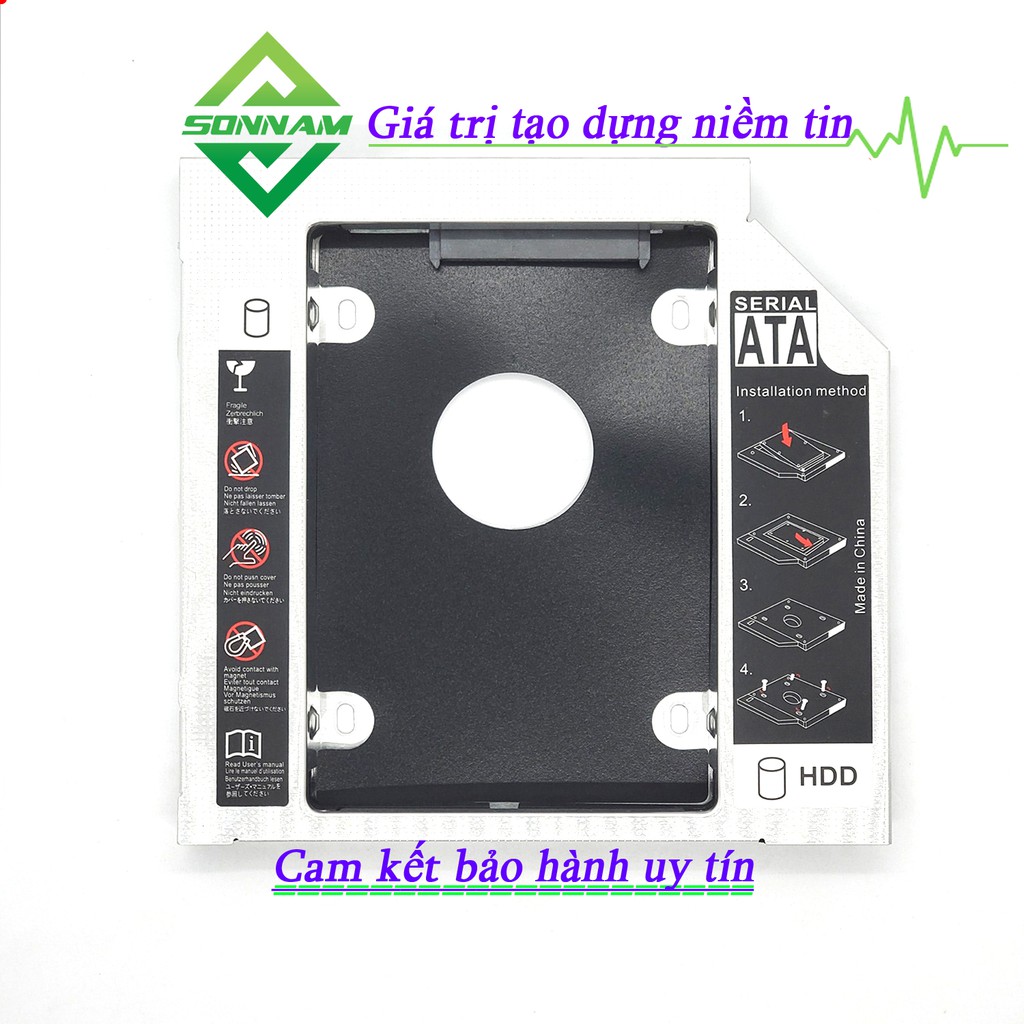 Khay Ổ Cứng Caddy Bay ( mỏng 9.5mm ) - (dày 12.7mm)