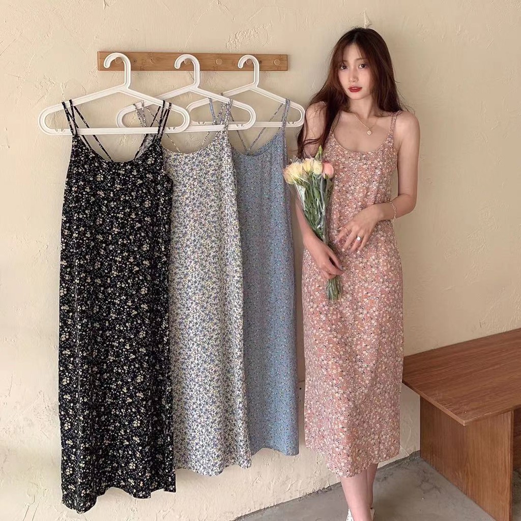 váy hoa nhí vintage xinh