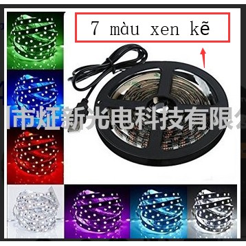 Dây đèn LED 60 bóng trang trí đa năng sử dụng điện sạc USB kèm remote