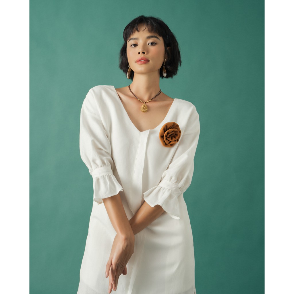 Đầm Linen Trắng F2 Fashion & Freedom