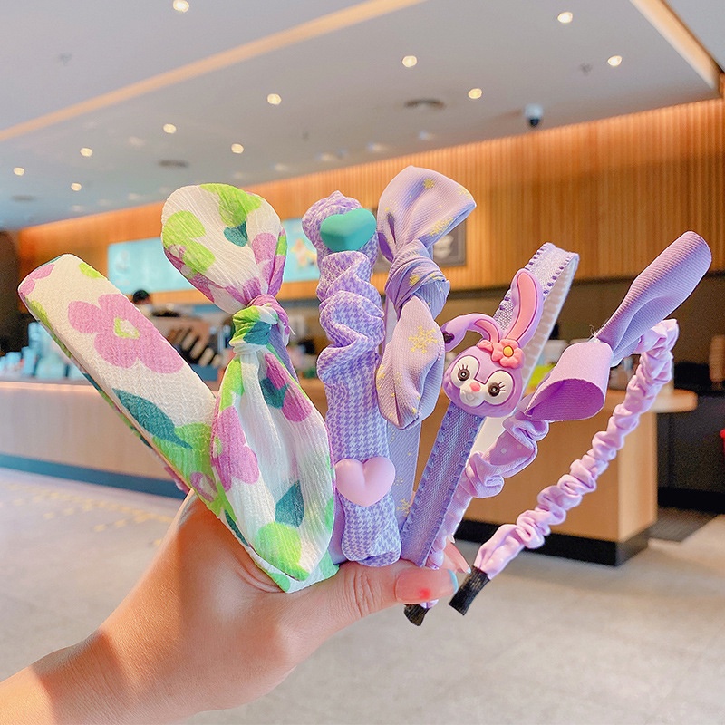 Kẹp Tóc Nơ Lưới Không Đau Chống Trượt Aku