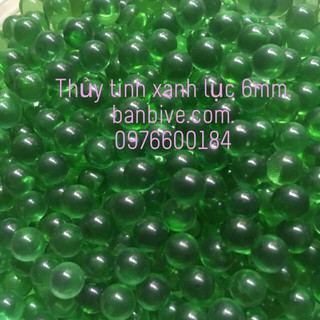 2 viên bi xanh lục đường kính 6mm