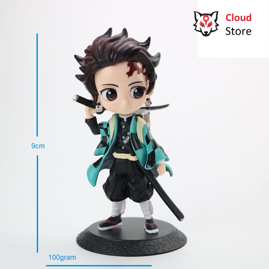 Mô hình anime thanh gươm diệt quỷ CLOUD STORE, figure kimetsu no yaiba, mo hinh mini, nhân vật anime