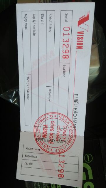 Bình ắc Quy lithium dùng cho xe dr weve và ex 2007 VS5ac bao đúng giá công ty