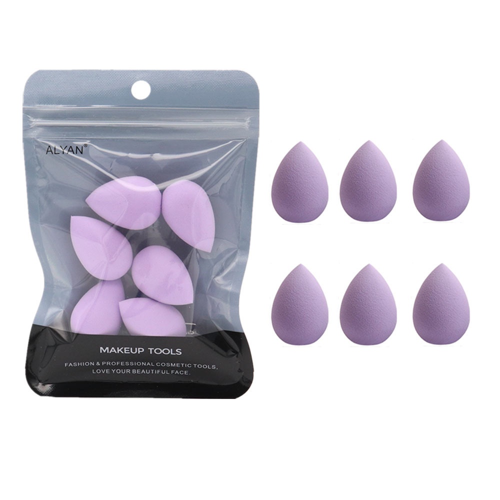 Set 6 Mút Trang Điểm Mini Dùng Để Tán Kem Nền / Che Khuyết Điểm