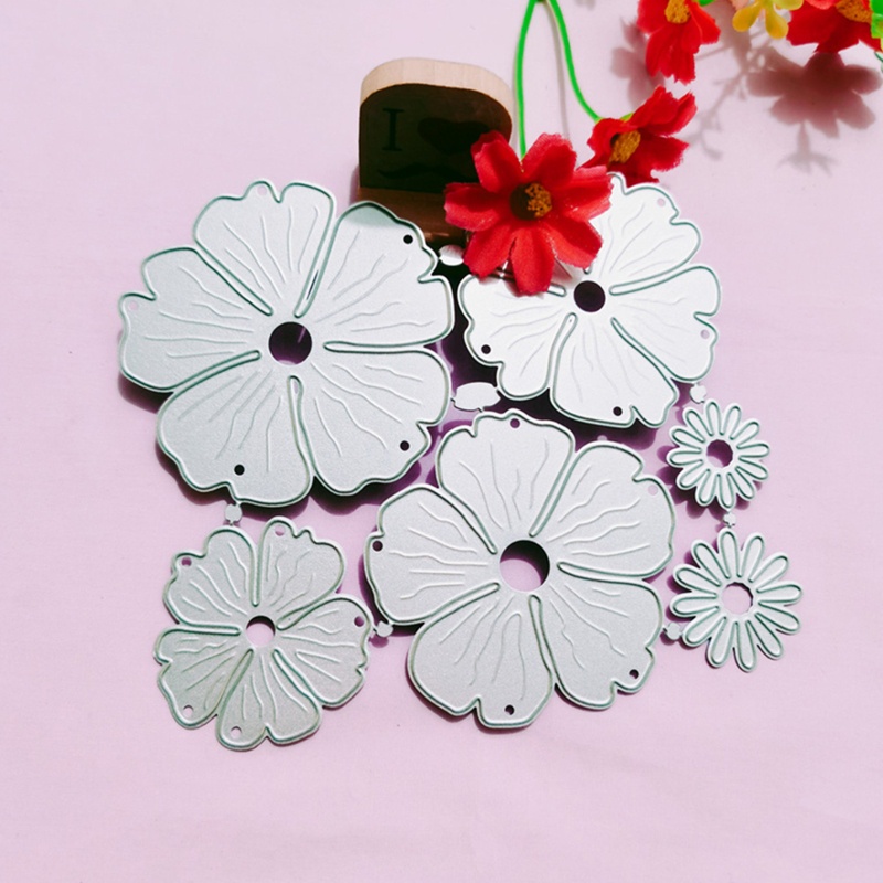 Khuôn cắt bằng kim loại dùng trang trí album hình hoa diy