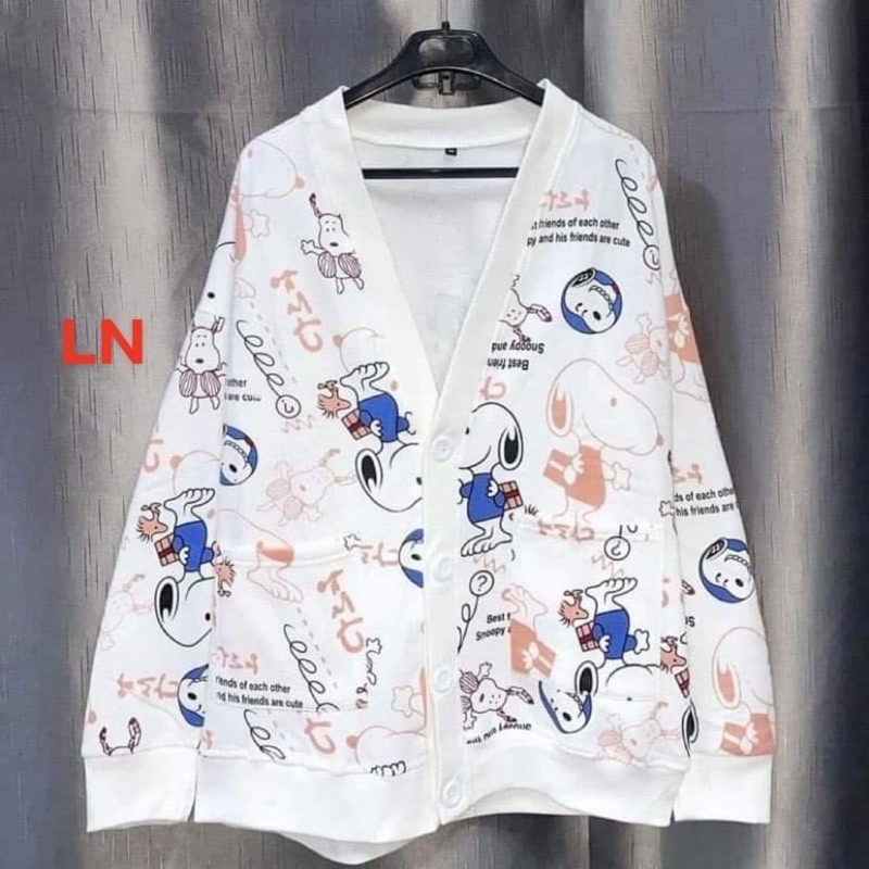 Áo khoác nỉ cadigan cún toàn thân LN11 | BigBuy360 - bigbuy360.vn