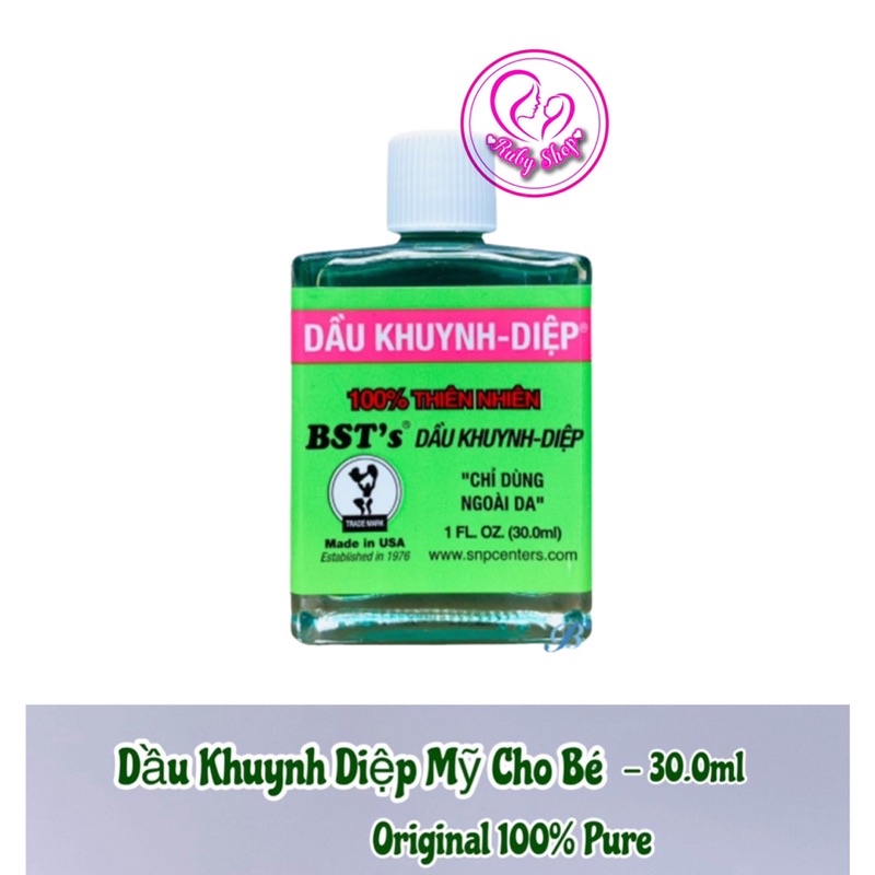 [Chính hãng] Dầu khuynh diệp Mỹ dành cho bé chai 30ml