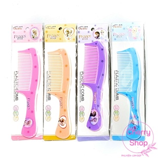 Lược chải tóc lược gỡ rối tóc cầm tay hoạt hình dễ thương dài 15cm