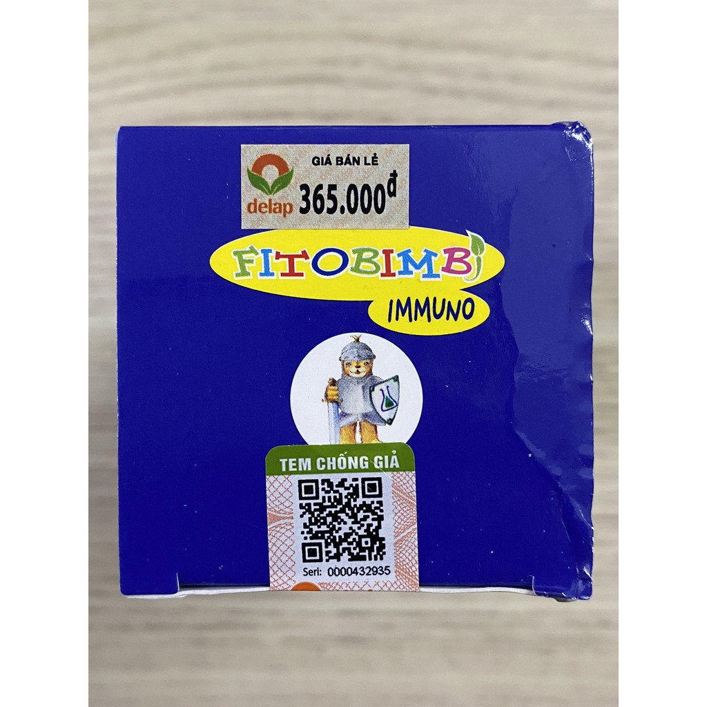 Fitobimbi Immuno Bimbi Tăng Cường Miễn Dịch Sức Đề Kháng Từ Thảo Dược Tự Nhiên,Bổ Sung Vitamin Cho Bé