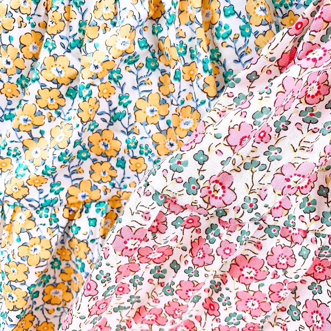 Váy bé gái hoa nhí tay phồng cho bé 2 - 4 tuổi MINTSCLOSET Mint's Closet - v565 - GV0062