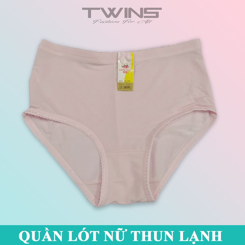 Quần lót nữ thun lạnh trơn cao cấp SD9128 dạng cạp cao định hình ôm bụng chất liệu mềm mại thoáng mát size từ 55kg-65kg