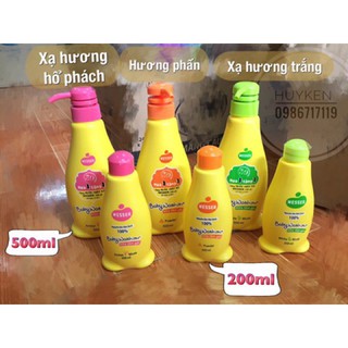 (()) Sữa tắm gội Wesser loại 200ml/500ml cho bé siêu rẻ