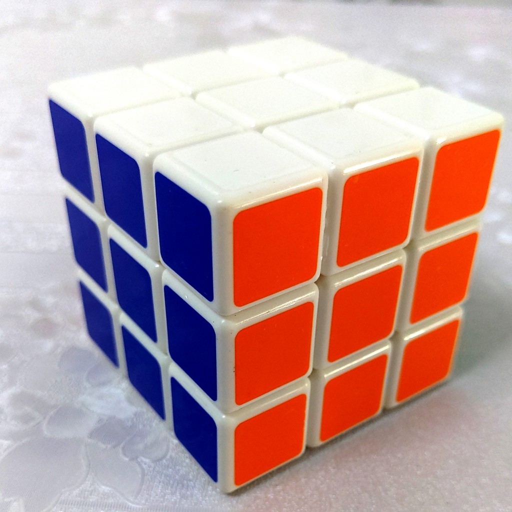 [MUA 1 ĐƯỢC 3] Rubik 3x3 Khối Lập Phương viền trắng + TẶNG móc khóa rubik, Rubik Snake và mô hình kèm theo