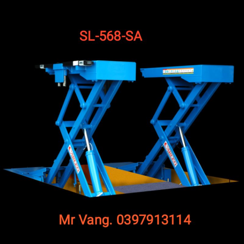Cầu cắt kéo nâng bụng có tay nâng cho xe SUV Carleo
