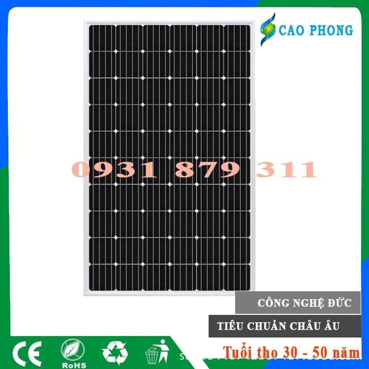 COMBO 2 Tấm pin mặt trời mono 150W cells A+ hiệu suất cao solar panels 150W