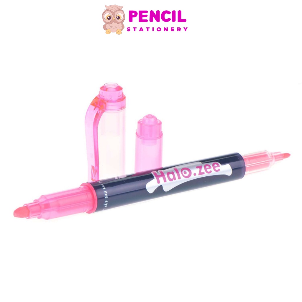 Bút Nhớ Highlight Đánh Dấu 2 Đầu Thiên Long HL03, Bút Pastel Dạ Quang Nhiều Màu Cho Học Sinh, Văn Phòng