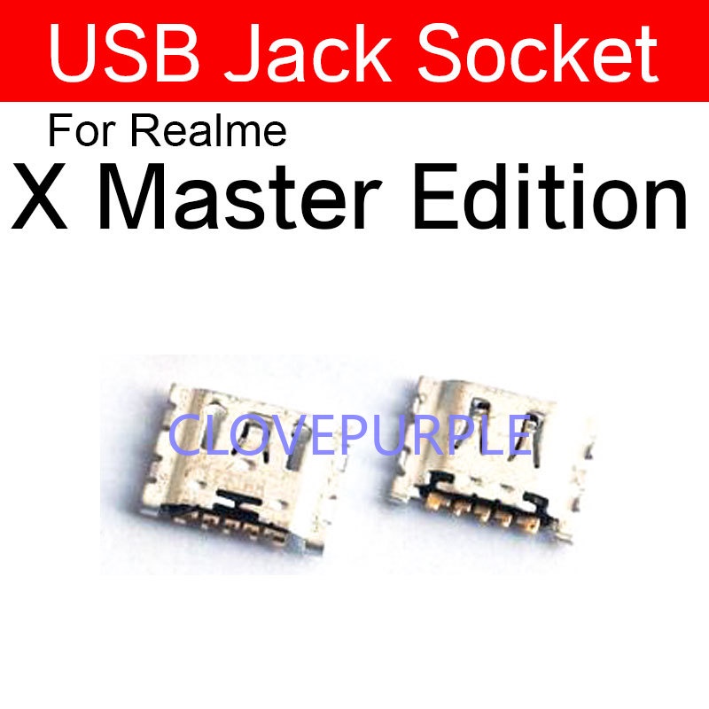 1 Cổng Sạc Usb Thay Thế Cho Realme X Master Edition X Lite X2 X50M X7 V3 V5 5g Pro