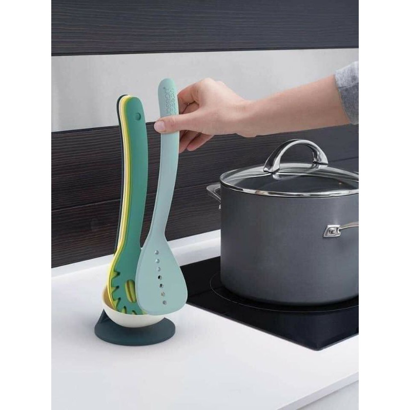 BỘ DỤNG CỤ NẤU ĂN JOSEPH JOSEPH HÚT NAM CHÂM 5 MÓN NEST UTENSILS PLUS + ĐẾ TỪ OPAL