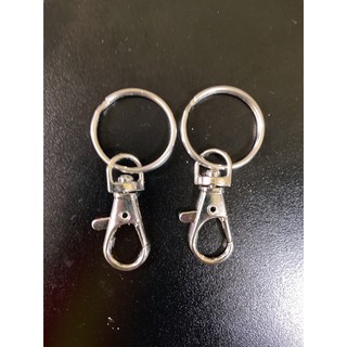 Bộ 10 móc khoá kẹp càng cua thép không gỉ