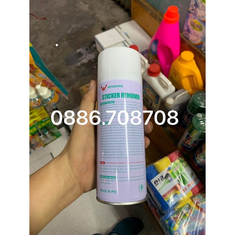 Xịt tẩy keo Winshine 450ml