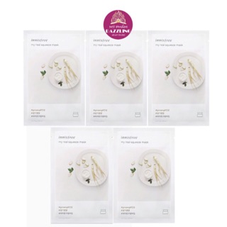 Combo 10 Mặt Nạ Nhân Sâm Innisfree My Real Squeeze Mask