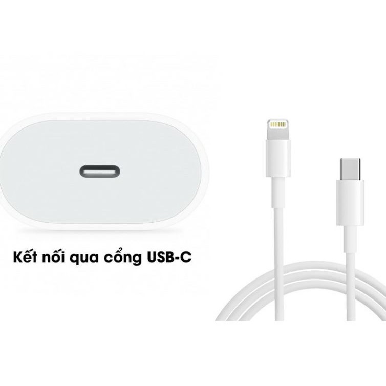 BỘ SẠC NHANH IPHONE Freeship Extra Bộ Sạc Nhanh 18W Cho IPhone 6- IP12-Full Box