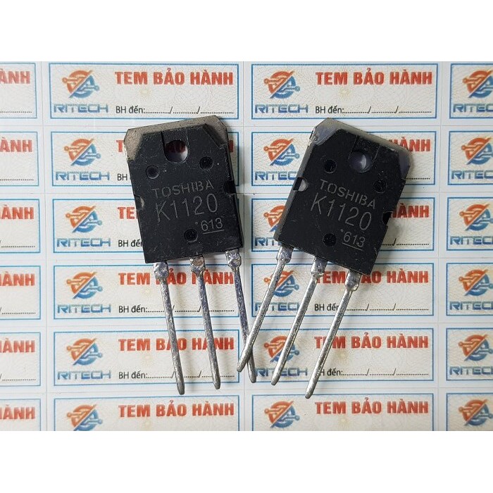 [Combo 2 chiếc] K1120, 2SK1120 Mosfet Kênh-N 8A/1000V TO-247 Tháo Máy