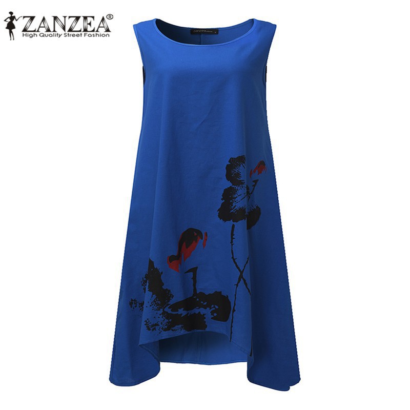 Đầm suông không tay dáng rộng phong cách trẻ trung cho nữ | BigBuy360 - bigbuy360.vn