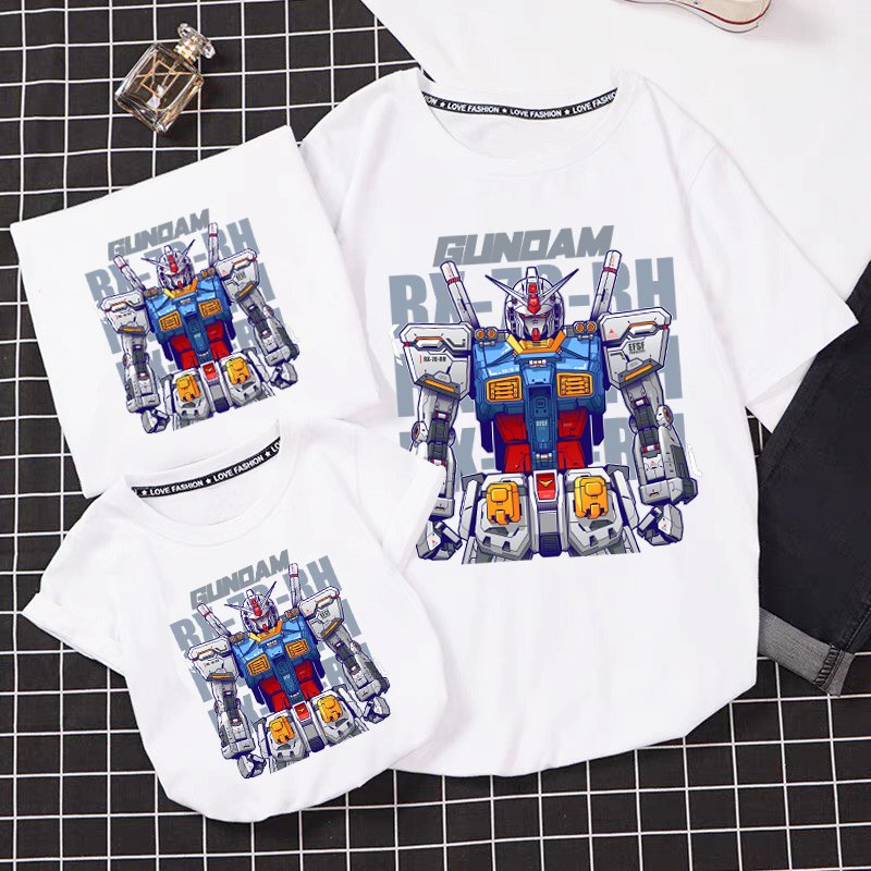 áo gundam gunbla bé trai nhân vật anime dễ thương cotton co giãn dễ chịu mát mẻ