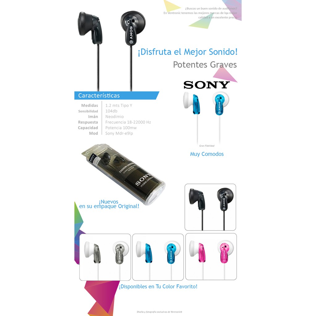 Tai nghe nhét tai Sony MDR-E9LP chất âm hay chính hãng - Bảo hành 12 tháng