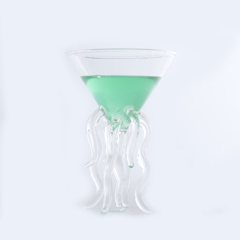 Ly Thủy Tinh Uống Rượu Champagne Hình Bạch Tuộc 100ML