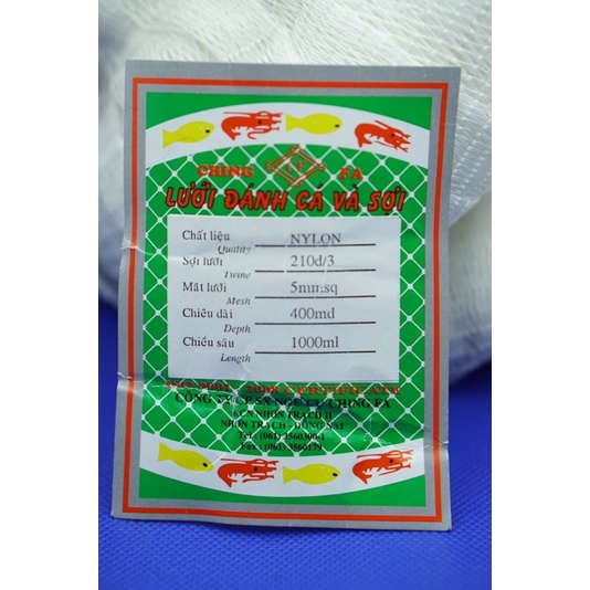 Lưới dù nylon Đậu 3,lỗ 1cm (then 0.5cm) 1,2cm (then 0.6cm)