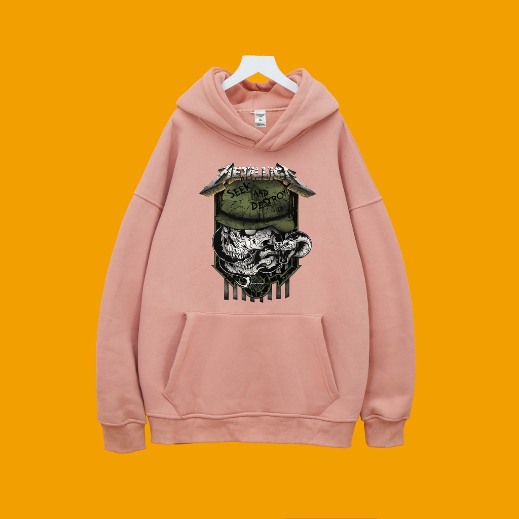 Áo Nỉ Hoodie METALLICA SEEK AND DESTROY Dogo Store , áo hoodie nam nữ nỉ bông cotton