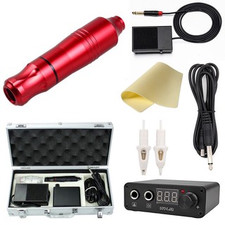 máy xăm pen đủ bộ hộp sắt