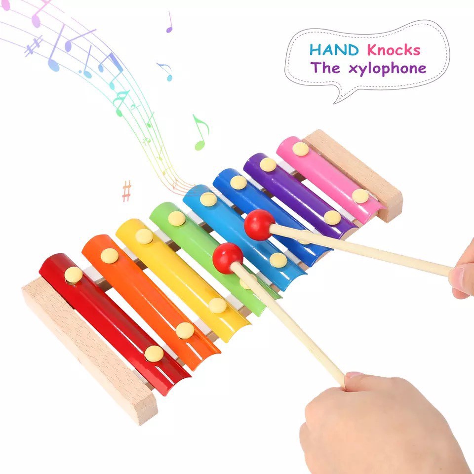 Đàn Xylyphone 8 Thanh Cho Bé( Giáo Cụ Làm Bảng Bận Rộn BusyBoard)